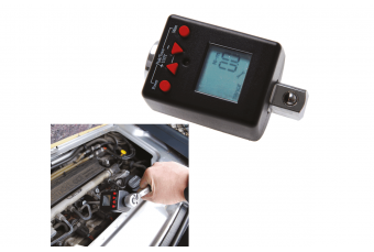 Динамометрический цифровой адаптер 1/4 ", 6-30 Нм," Bgs-technic "(979)