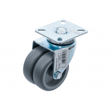 Ролик с двойным шарниром, управляемый | Ø 75 мм (81946)