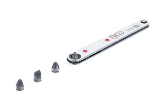 Специальный бит-трещотка, сверхтонкий, 6,3 мм (1/4") привод, включая 4 специальных бита (115)