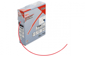 Термоусадочная трубка красная | коробка | Ø 2,5 мм | 10 м (6846-1)