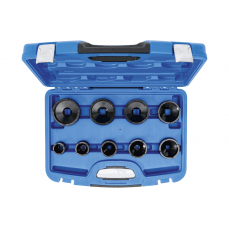 Набор головок с гайками под паз | внешние канавки | KM4 - KM12 | 9 шт. (8337)