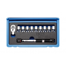 Динамометрический ключ для спиц 3-19 Нм, со шкалой и сменными наконечниками (8511)