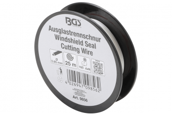 Провод для резки уплотнений лобового стекла | 25 м | 160 даН (9856)