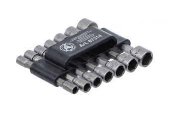 Набор торцевых головок | 6,3 мм (1/4") Привод | Метрический + Дюймовый | 14 шт. (67314)