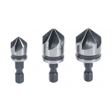 Набор бит зенковки | HSS | 6,3 мм (1/4") | 12 - 16 - 19 мм | 3 шт. (70052)