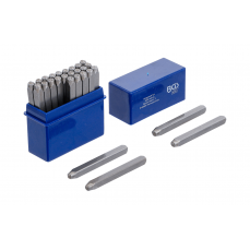 Набор клейм буквы от A до Z, 3 мм, Bgs-technic (2030)