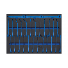 Поднос для инструментов 3/3 для тележек для мастерских: набор клиньев и скребков из 27 предметов (4033)