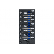 Набор бит-гнезд | 12,5 мм (1/2") | Сплайн (для XZN) | 22 шт. (4118)