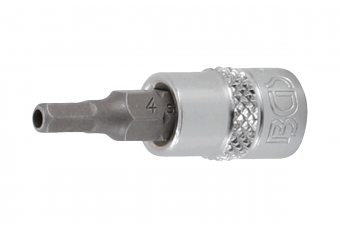 Bit Socket | 6.3 mm (1/4") Drive | Internal Hexagon Tamperproof 4 mm (5156-4)