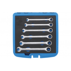 Набор гаечных ключей с трещоткой 8 - 13мм, 6 шт. (6502)