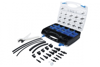 Пластиковые трубки и соединители в ассортименте | 95 шт. (6776)