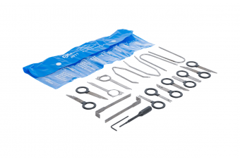 Комплект для снятия магнитов и замков зажигания 18 шт. (8011)