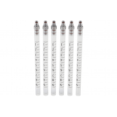 Набор трубок для диагностического передаточного набора форсунок Common Rail, 6 шт. (8101-1)