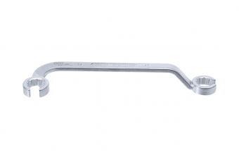 Double Ring Spanner, Open | for Diesel Injector Pipes | 17 mm (8291)