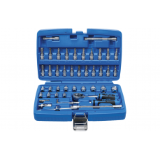 Набор торцевых головок с трещоткой 1/4 ", 46 частей BGS-Technic" (2146)