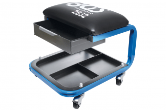 Прямоугольный стульчик с ящиком, на колёсах (2832)