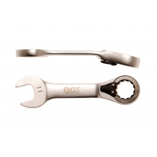 Ключ с трещеткой 11мм, с реверсом, кароткий (30711)