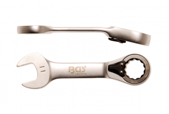 Ключ с трещеткой 11мм, с реверсом, кароткий (30711)