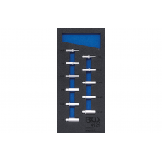 Набор дюймовых головок 1/4" 11 шт. для инструментальных тележек 1/3 (4121)