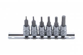 Bit Socket Set | 6.3 mm (1/4") Drive | internal Hexagon 1.5 - 6 mm | 6 pcs. (5151)