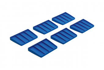 Разделители для чемодана для инструмента | Армированный пластик | 6 шт. (70222)