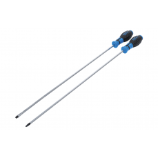 Skrūvgriežu komplekts | īpaši garš | Cross Slot PH / Slot SL | 2 gab. (730)