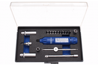 Динамометрический ключ с набором 1/4", 1-8 NM (8889)