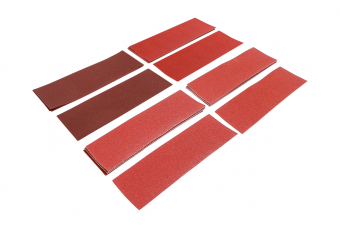 Набор шлифовальных дисков | Орбитальный шлифовальный / ручной шлифовальный станок | 93 x 230 мм | K 60 - 120 | 25 шт. (80813)