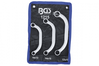 Uzgriežņu atslēgu komplekts C 10x13 - 17x19 mm, 3 gab. (1215)