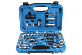 Muciņu komplekts ar caurumu 52 gab., 1/4 "-3/8" -1/2 "(2181)