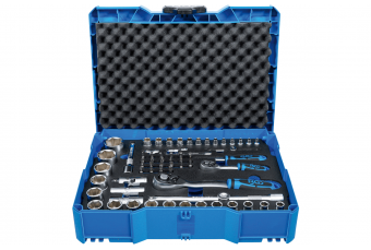 Galvu komplekts | 6,3 mm (1/4") / 12,5 mm (1/2") | sistēmas gadījumā | BGS systainer® | 65 gab. (3354)