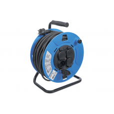 Кабельная катушка | 50 м | 3 x 1,5 мм² | 4 розетки с заглушкой | IP 44 | 3500 Вт (3378)