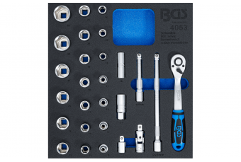 Tool Tray 2/3: Socket Set 12.5 mm (1/2 ") | 27 pcs. (4053)