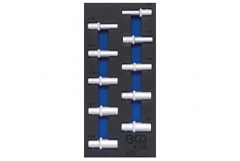 Tool Tray 1/3: Sockets | 12.5 mm (1/2") | Inch Sizes | deep | 10 pcs. (4098)