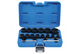 Набор головок для поврежденных болтов и гаек, 8 – 27мм, (5269)