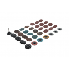 Набор шлифовальных кругов / шлифовальных колодок | Ø 50 мм | 35 шт. (6649)