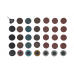Grinding Wheels / Sanding Pad Set | Ø 50 mm | 35 pcs. (6649)