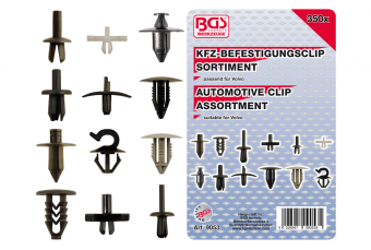 Комплект клипов для автомобилей Volvo 350 шт. (9053)