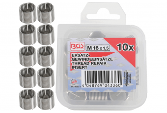 Replacement Thread Inserts | M16 x 1.5 mm | 5 pcs. (9432-1)