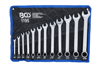 Набор комбинированных гаечных ключей с 12 частями, в дюймовых размерах, 1/4 "- 15/16" (1195)