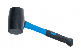 Rubber Mallet | Fibreglas Shaft | black Head | Ø 50 mm | 280 g (1960)