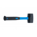 Rubber Mallet | Fibreglas Shaft | black Head | Ø 50 mm | 280 g (1960)