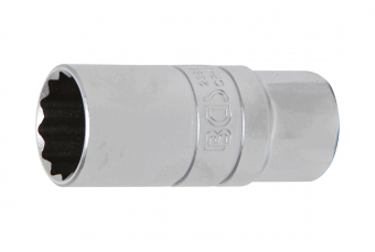 Spark Plug Socket with Rubber mount, 12-point | 12.5 mm (1/2") Drive | 21 mm (2386)