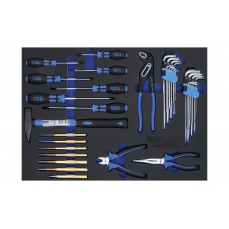 Инструментальный лоток 3/3: молоток, плоскогубцы, набор отверток | 36 шт. (4038)