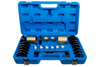 Набор приспособлений для смены шаровых опор трапеций и сайлентблоков Mercedes-Benz (8737)