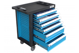 Профессиональная иструментальная тележка | 245 предметов | 6 ящиков (G10831)