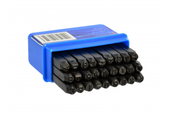 Набор клейм буквы 4мм, 27шт., (G01808)