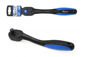 Трещотка с ручкой из стекловолокна, изогнутая 1/2", 72 зубца (G10177)