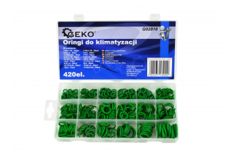 Кольца уплотнительные для кондиционера (набор 420шт) GEKO (G02818)