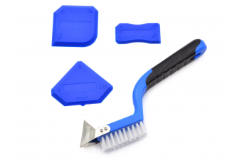 Silicone trowels with brush 4pcs (G30143)